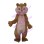 Mischievous Brown Chipmunk Mascot Costume