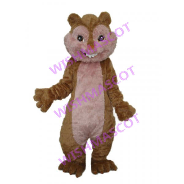 Mischievous Brown Chipmunk Mascot Costume