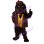 Detective Dog Mascot Costume Wearing Plaid Suit