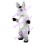 Standing Style Light Gray Donkey Mascot Costume