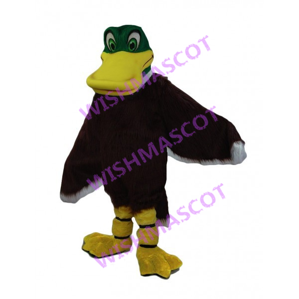 Black Bird With Duck Mouth Mascot Costume
