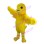 Long-haired Pure Yellow Eagle Mascot Costume