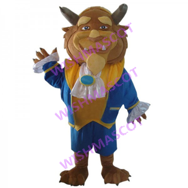 Ugly Beast In Prince Costume Mascot Costume