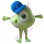 Green Monster With Only One Eye Mascot Costume