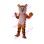 Convivial Jumping Tiger Mascot Costume