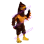 Manic Muscle Eagle Mascot Costume