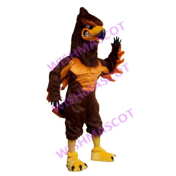 Manic Muscle Eagle Mascot Costume