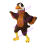 Variegated Perching Eagle Mascot Costume