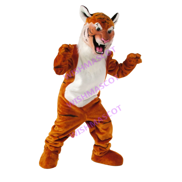 Frightening Gruesome Tiger Mascot Costume