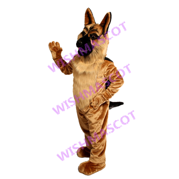 Nimble Alsatian Dog Mascot Costume