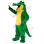 Fat Crocodile With Open Mouth Mascot Costume