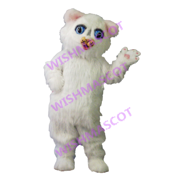 Pretty Cat With Blue Eyes Mascot Costume