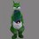 Drowsy Green Kangaroo Mascot Costume