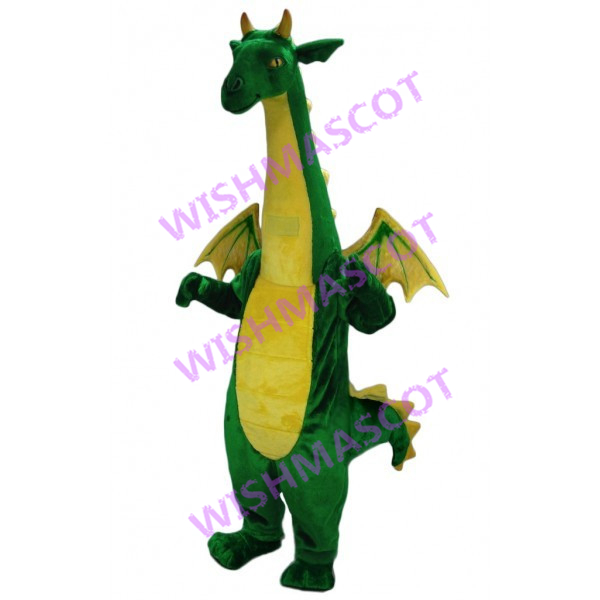 Flying Dragon With Long Neck Mascot Costume