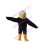 Angry Black Eagle Mascot Costume