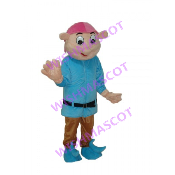Kindhearted Blue Dwarf Mascot Costume