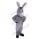 Stupid Grey Donkey Mascot Costume