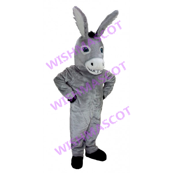 Stupid Grey Donkey Mascot Costume