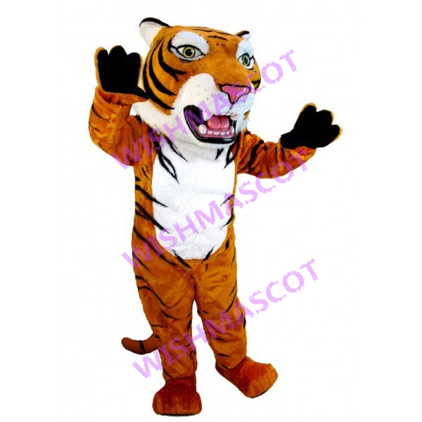 Scary Forceful Tiger Mascot Costume