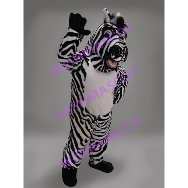 Delightful Zebra Mascot Costume