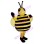 Hardworking Little Bee Mascot Costume