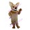 Khaki Big Ears Dog Mascot Costume