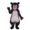 Dumb Black Bear Mascot Costume
