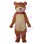 Cartoon Brown Mouse Mascot Costume