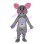 Large Pink Ears Mouse Mascot Costume