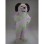 Old Long Fur White Dog Mascot Costume