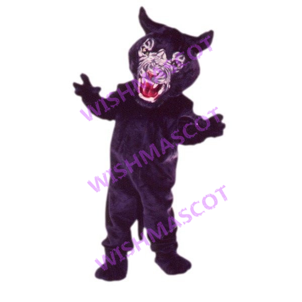 Fiercely Purple Tiger Mascot Costume