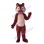 Lovely Squirrel With Red Nose Mascot Costume