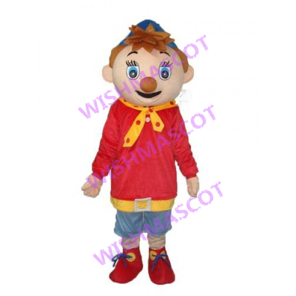 Cartoon Puppet Pinocchio Mascot Costume