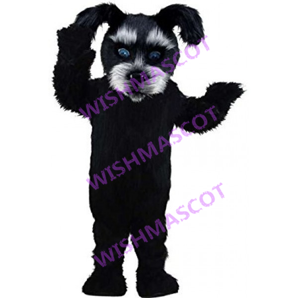Disruptive Black Dog Mascot Costume