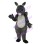 Gentle Gray Squirrel Mascot Costume