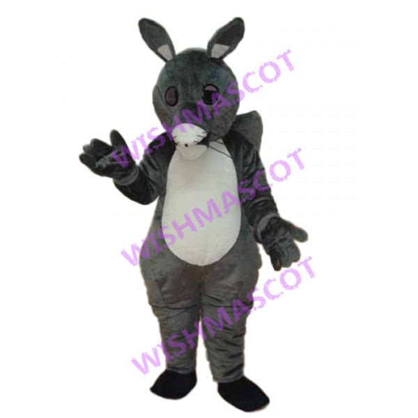 Gentle Gray Squirrel Mascot Costume