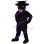 Innocent Black Calf Mascot Costume