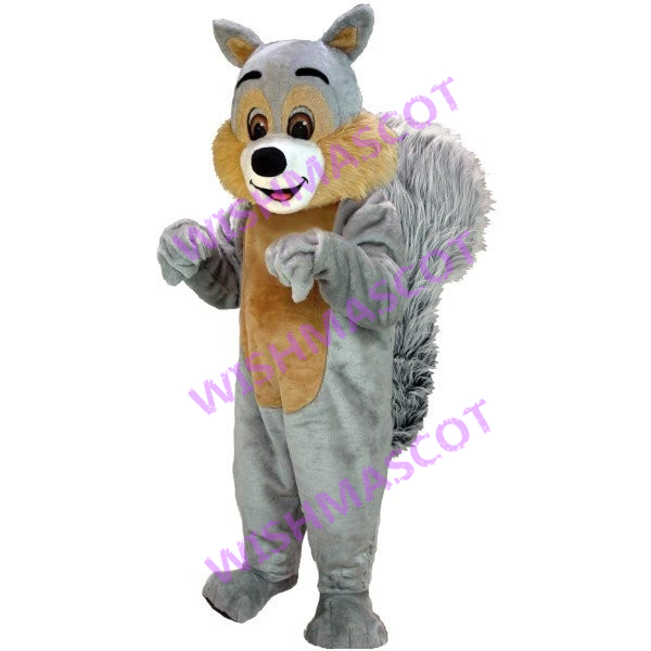 Foraging Grey Squirrel Mascot Costume
