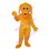 Well-behaved Orange Dog Mascot Costume