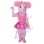 Pink Mouse In Ballet Skirt Mascot Costume
