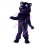 Robust Dark Purple Leopard Mascot Costume