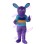 Purple Horse With Shirt Mascot Costume