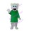 Dazed White Polar Bear Mascot Costume