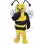 Snickering Cute Little Bee Mascot Costume