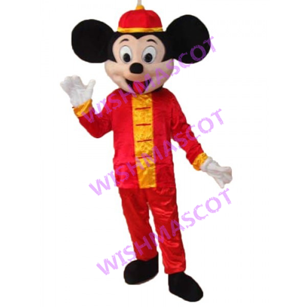 Mickey In Traditional Clothes Mascot Costume