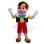 Pinocchio With Long Nose Mascot Costume
