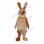 Gloomy Light Brown Bunny Mascot Costume