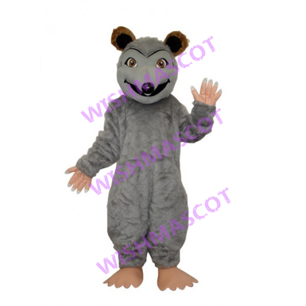 Annoying Gray Mouse Mascot Costume