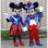 Mickey Minnie In Blue Formal Attire Mascot Costume