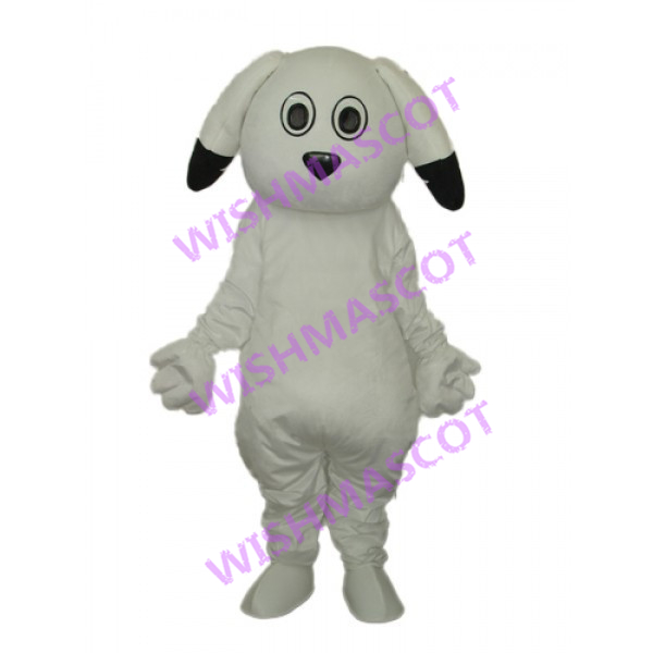 Cartoon Puppy Without Mouth Mascot Costume